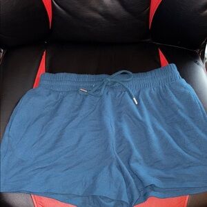 Women's Blue Casual Shorts